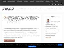 Tablet Screenshot of michalwolski.pl